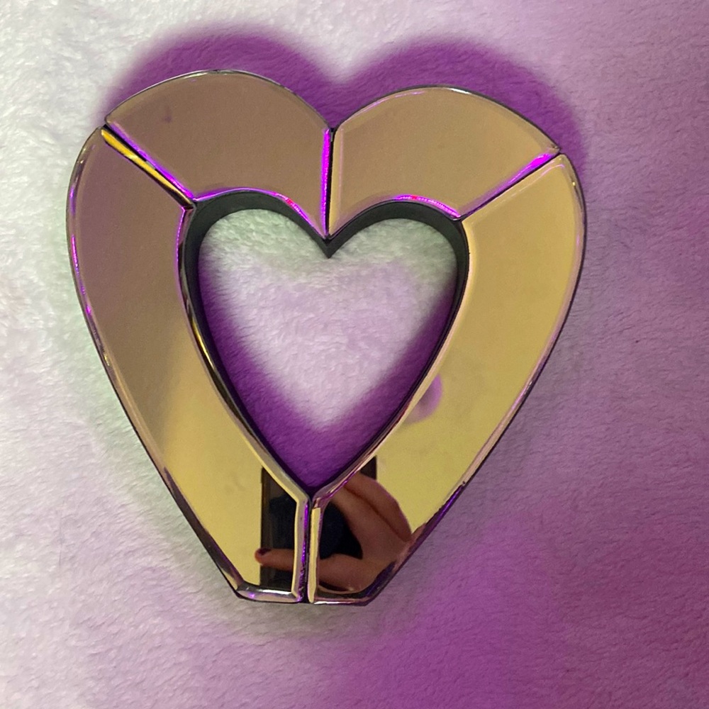 Heart mirror (7in by 7in)